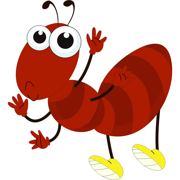 Cartoon image of an ant | Free SVG