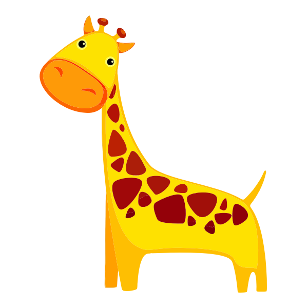 Cartoon Giraffe Free Svg