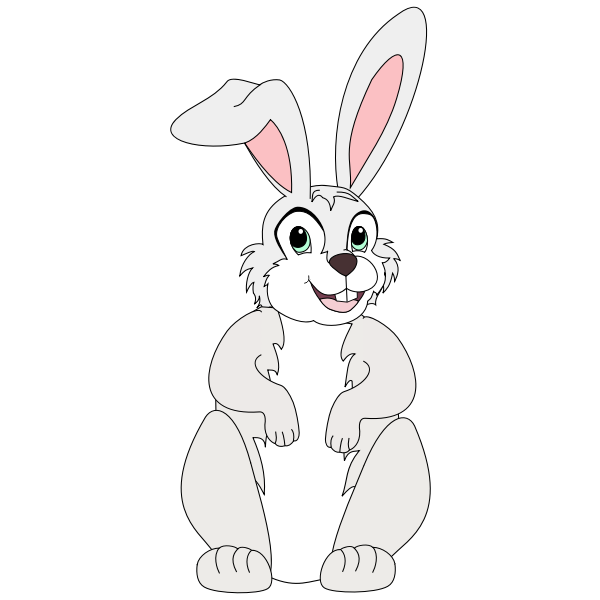 Cartoon rabbit