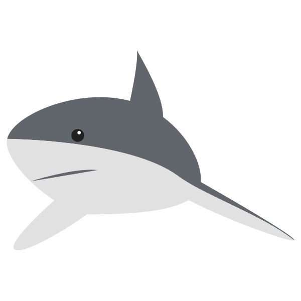 Cartoon shark image | Free SVG