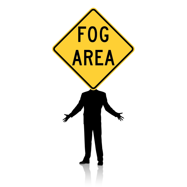 Fog area sign