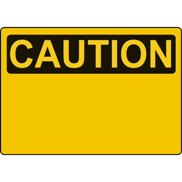 Caution Sign Template Free Svg