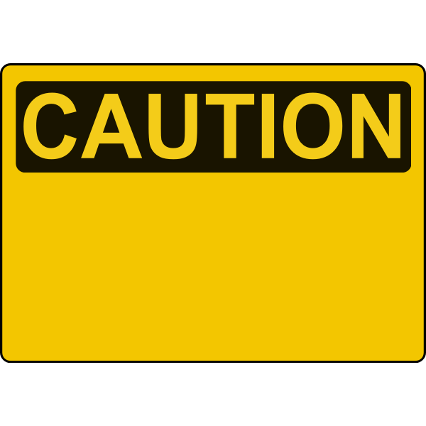 Download Caution Sign Template Free Svg