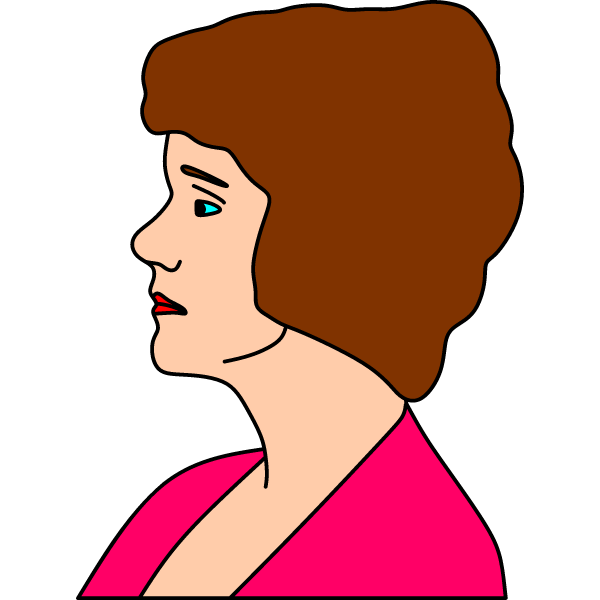Cautious woman