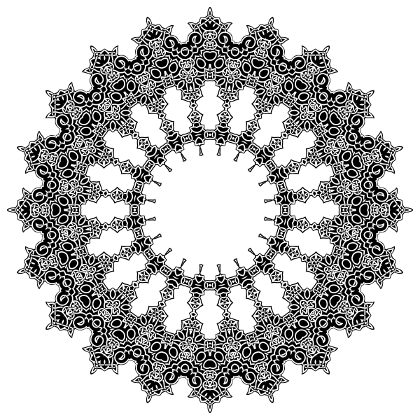Celtic Knot Ornament Derivation 12 | Free SVG