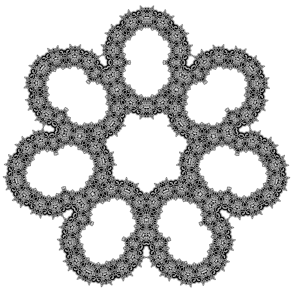 Celtic Knot Ornament Derivation 14 | Free SVG