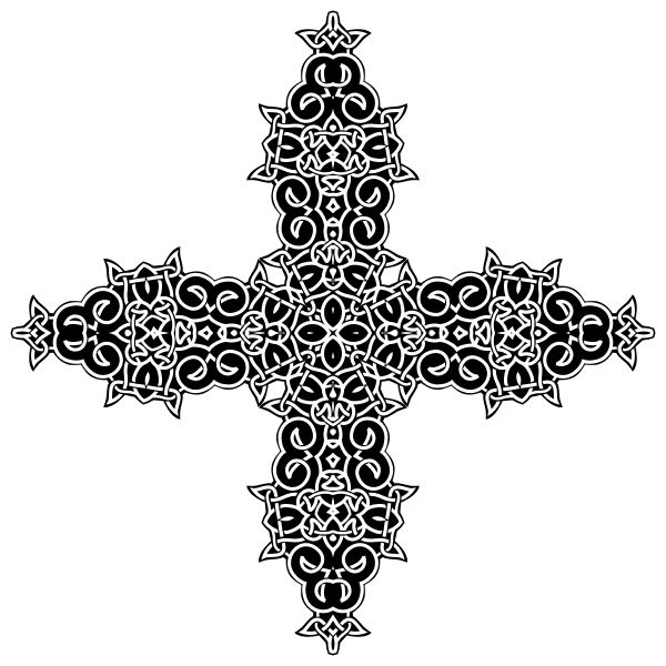 Celtic Knot Ornament Derivation Cross