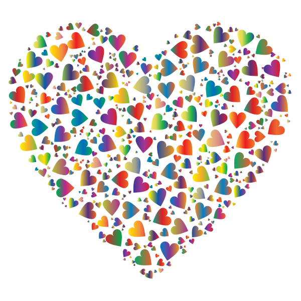 Chaotic Colorful Heart Fractal  4