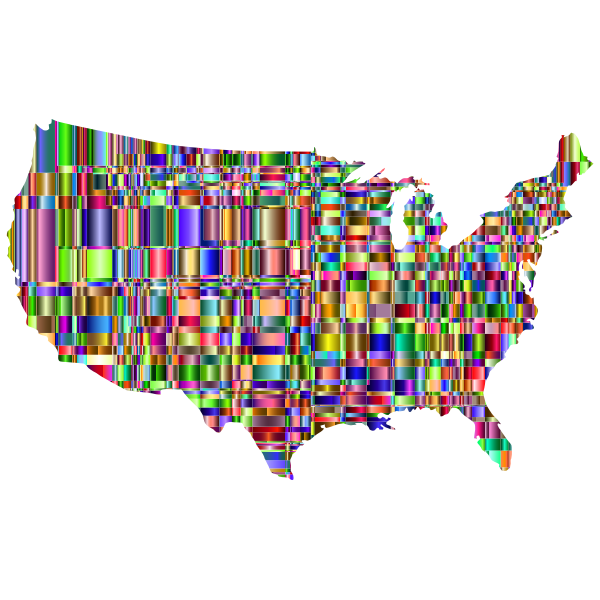 Checkered Chromatic US Map