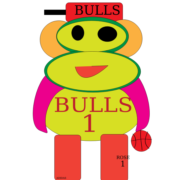 Chicago Bulls Monkey Free Svg