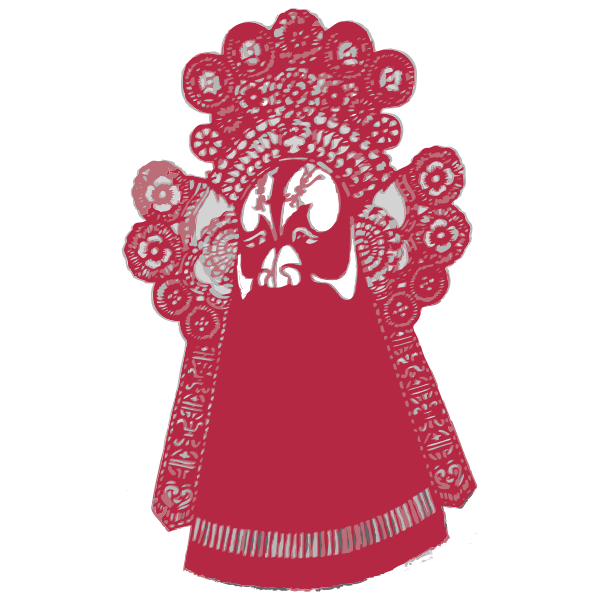 Download Chinese Paper Cut Style Face Mask Cleaned Free Svg