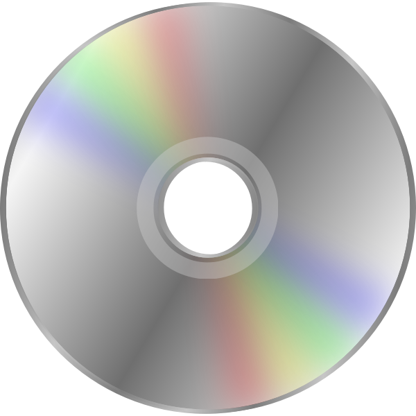 Vector graphics of CD | Free SVG