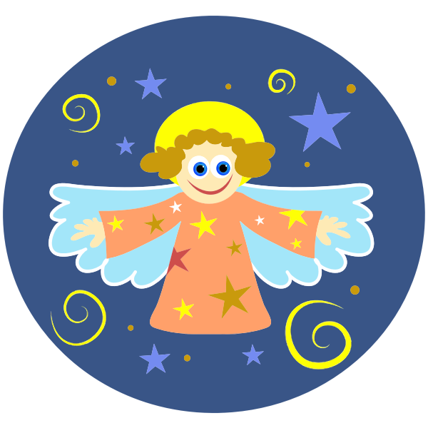 Download Happy Christmas Angel Free Svg