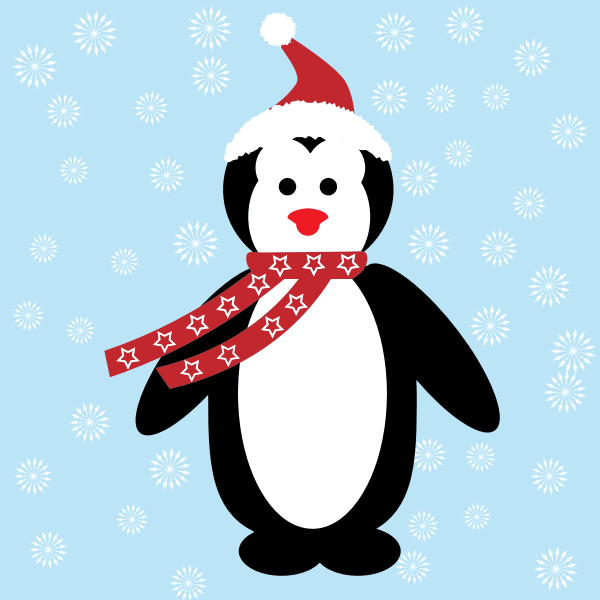 Download Christmas Penguin | Free SVG