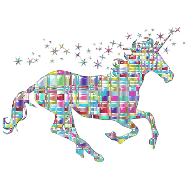 Chromatic checkered unicorn