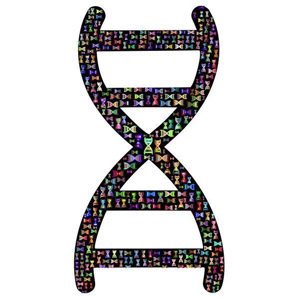 Chromatic DNA Helix Fractal