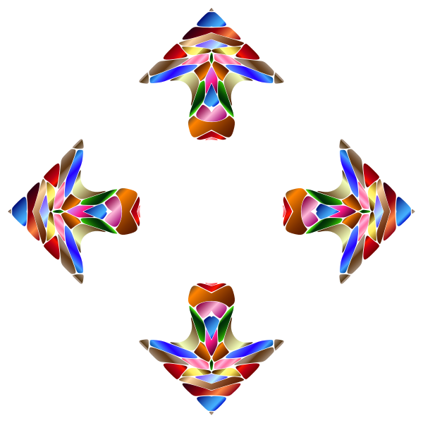 Chromatic Geometric Arrows 2