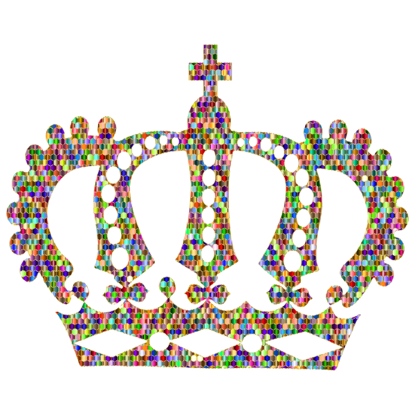 Download Chromatic Gold Royal Crown | Free SVG