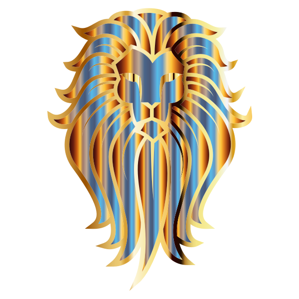 Polyprismatic Tiled Lion Face Tattoo Free SVG polyprismatic-tiled-lion-face-tattoo-free-svg