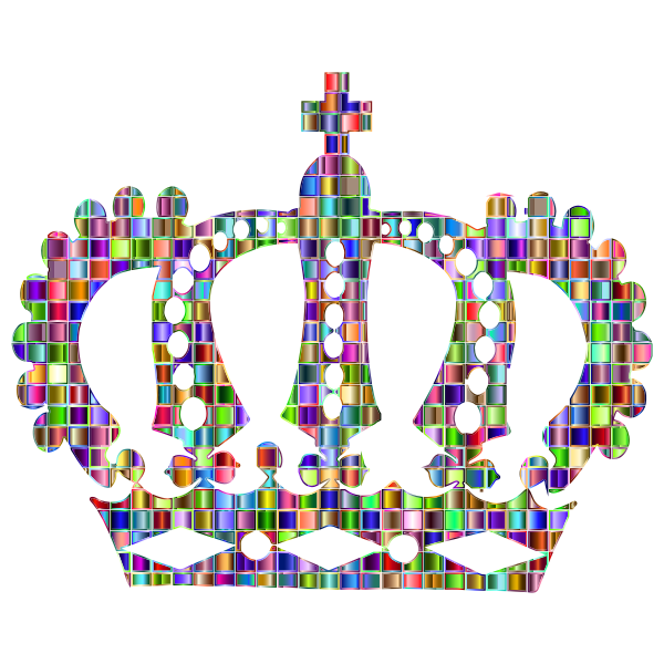 Chromatic Mosaic Royal Crown