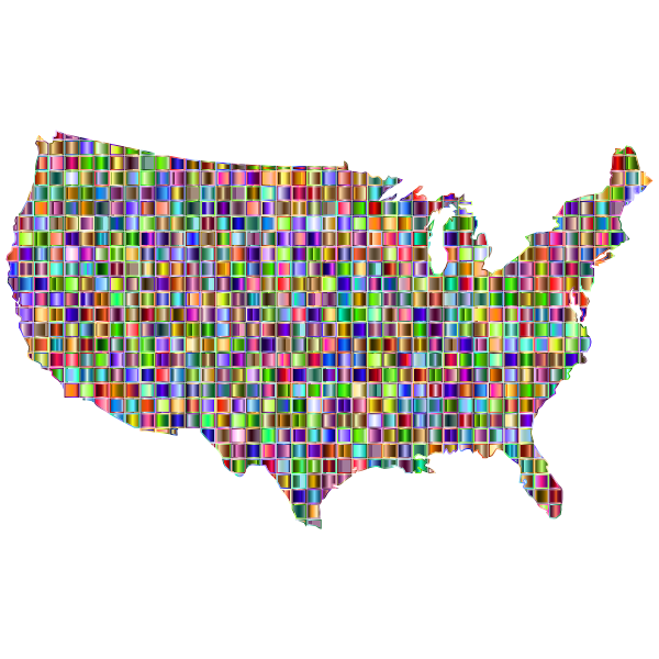 Mosaic United States Map