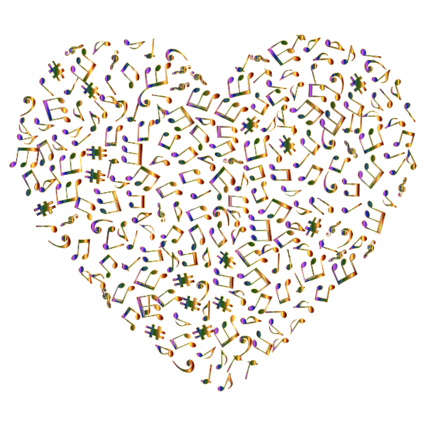 Chromatic Musical Heart 4 No Background