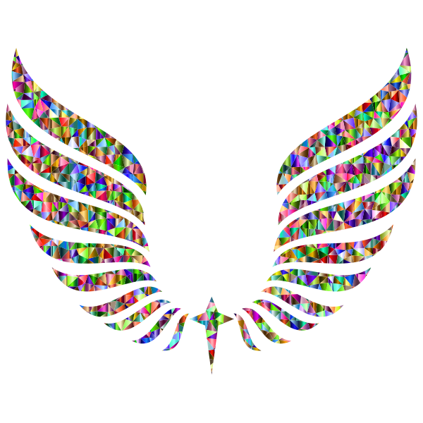 Chromatic Triangular Abstract Wings