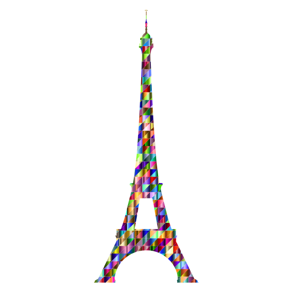 Chromatic Triangular Eiffel Tower