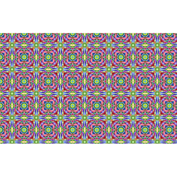 Chromatic colorful widescreen pattern