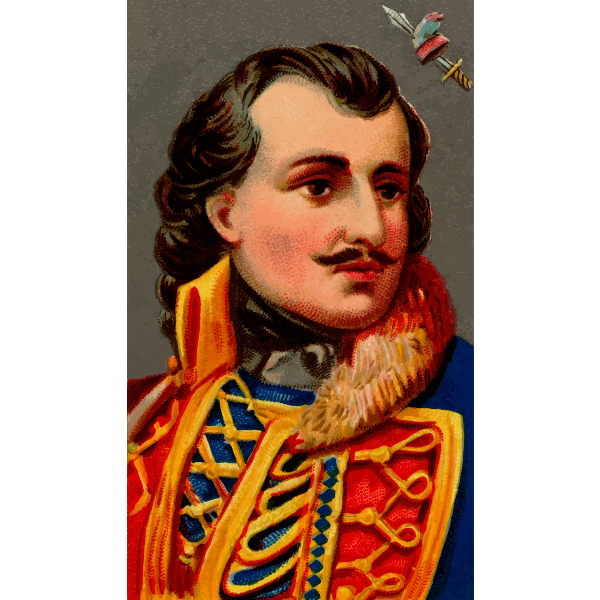 General Pulaski vector illustration