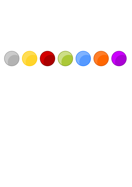 Colorful Circle Icon Backgrounds