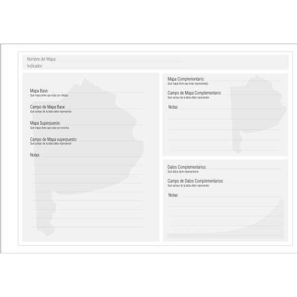 GIS document template vector image
