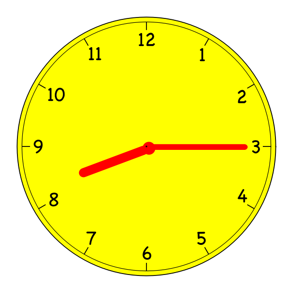 Clock 8 15