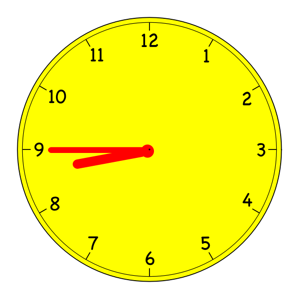 Clock 8 45