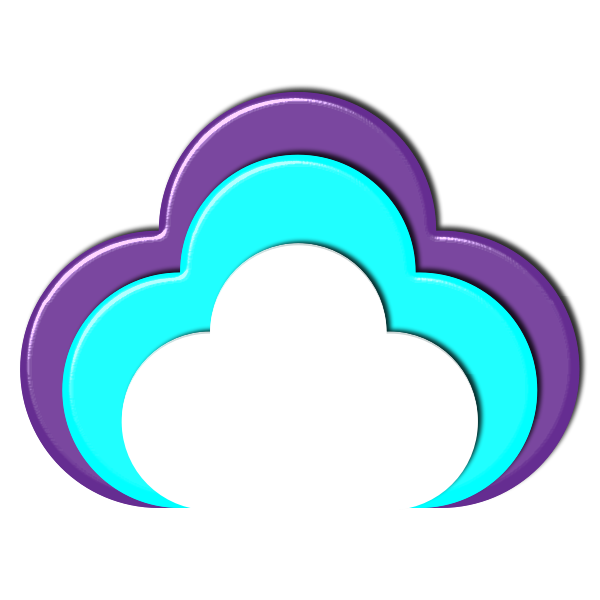 Cloud colorful icons