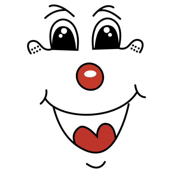 Download Clown Face Free Svg