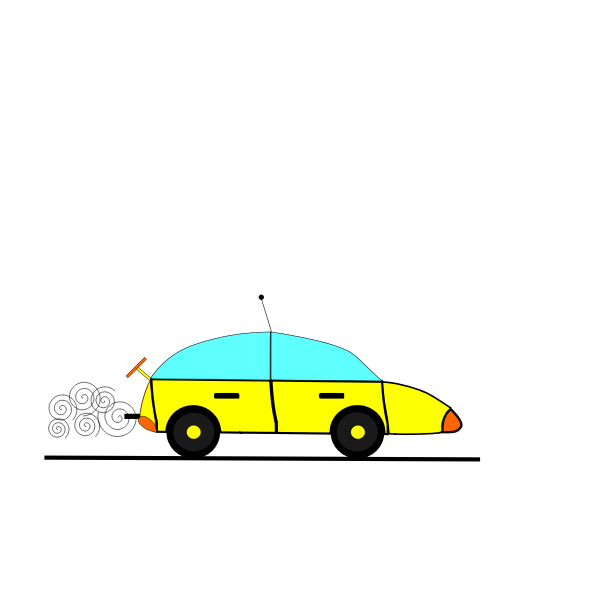 Yellow car image
