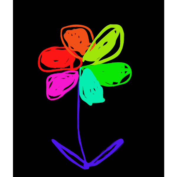 Colored flower 2015060654