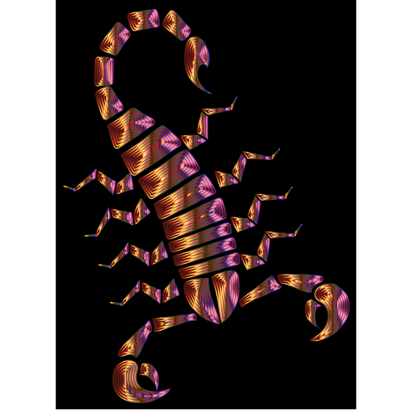Colorful Abstract Tribal Scorpion 14
