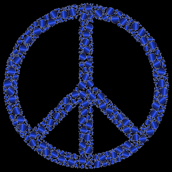 Colorful Circles Peace Sign 21