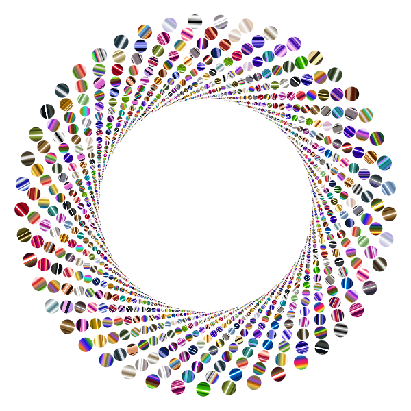 Colorful Circles Shutter Vortex 8