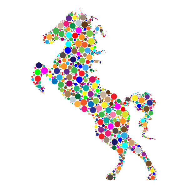 Colorful Circles Stallion