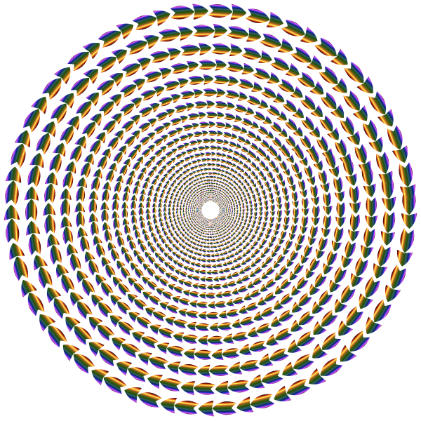 Colorful Direction Circle Vortex