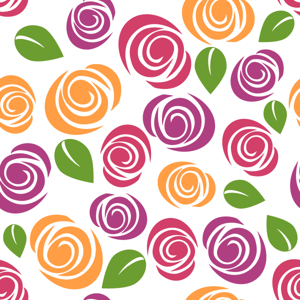 Colorful Floral Pattern Background 8