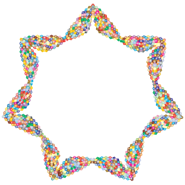 Colorful Geometric Star 2 Variation 2