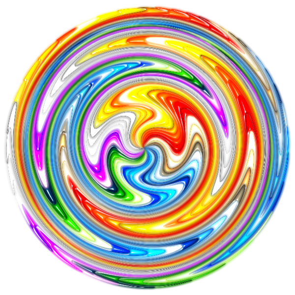 Colorful Paint Swirls Variation 2