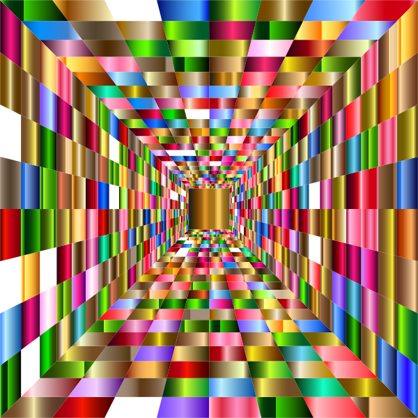 Colorful Perspective Grid 4