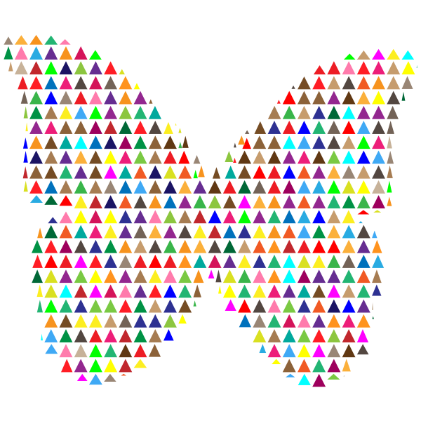 Colorful Triangles Butterfly
