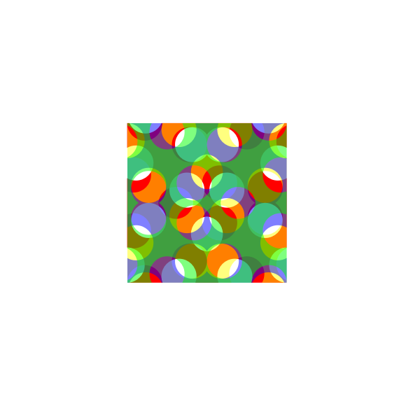 Colourful Square pattern 3