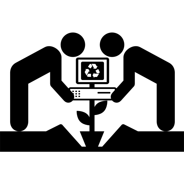 Vector image of population icon | Free SVG